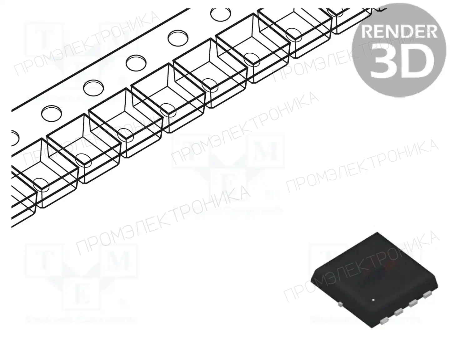 BRIDGELUX BXT030N03C — Транзисторы с каналом N SMD