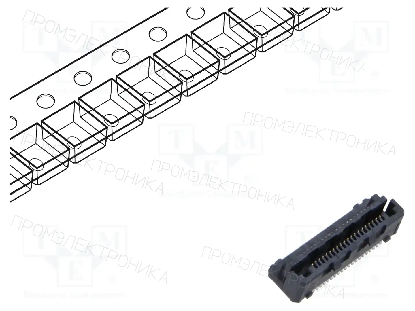 SAMTEC LSHM-120-02.5-F-DV-A-N-K-TR — Разъeмы пластина - пластина