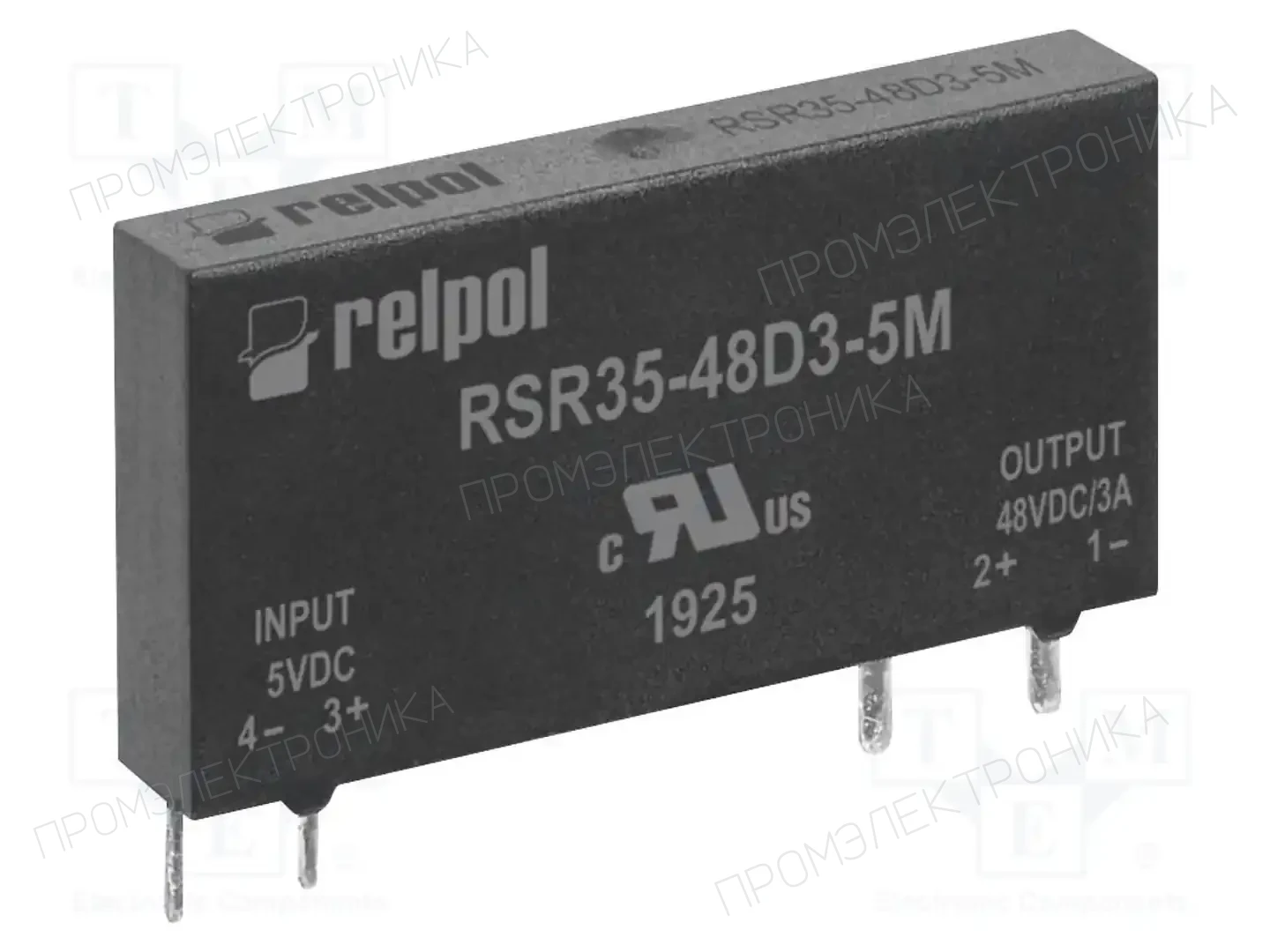 RELPOL RSR35-48D3-5M — Реле SSR однофазные