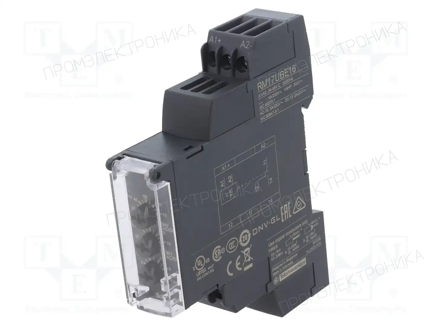 SCHNEIDER ELECTRIC RM17UBE16 — Контрольные реле