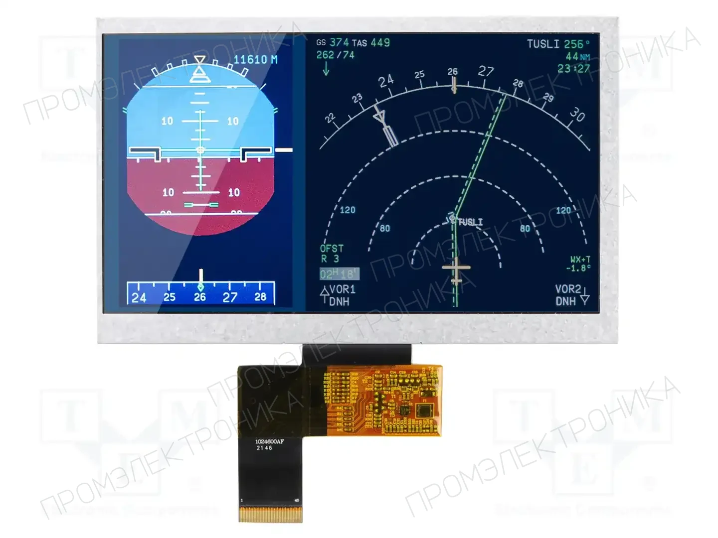 NEWHAVEN DISPLAY INTERNATIONAL NHD-7.0-1024600AF-LSXP — Дисплеи TFT