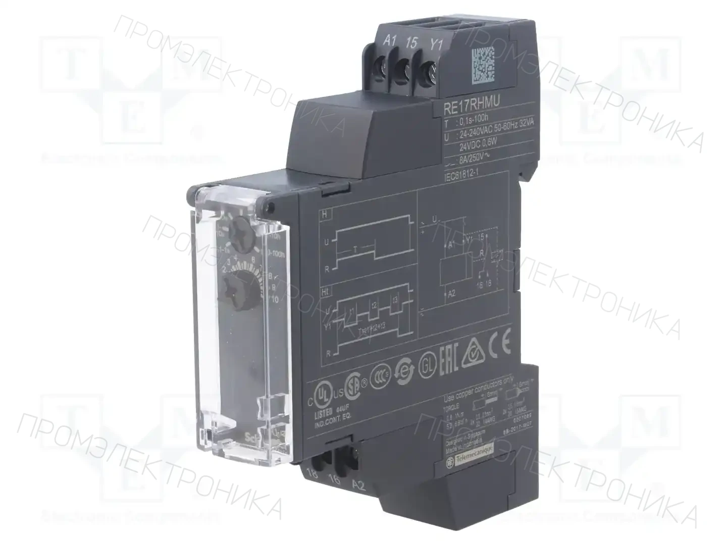SCHNEIDER ELECTRIC RE17RHMU — Временные аналоговые реле