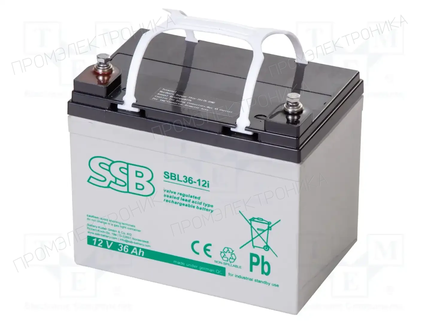 SSB SBL 36-12I — Аккумуляторы кислотные