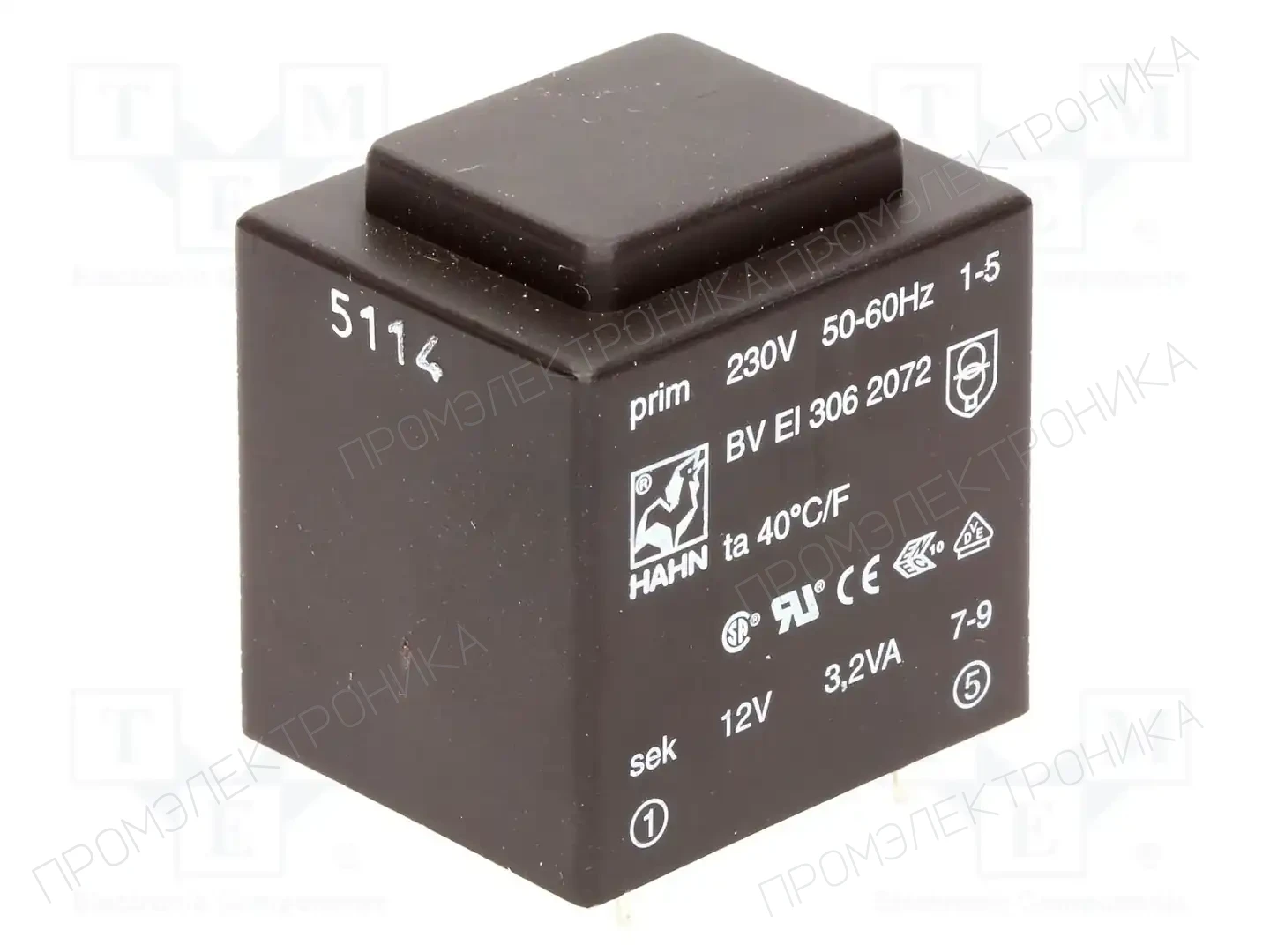 HAHN BV EI 306 2072 — Трансформаторы PCB