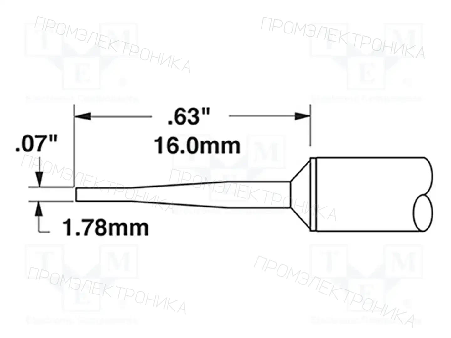 METCAL CVC-9CH0018A — Жала паяльников