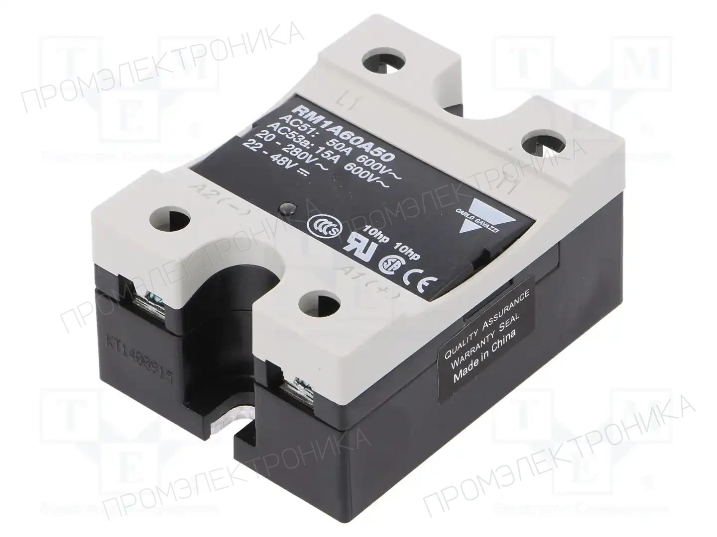 CARLO GAVAZZI RM1A60A50 — Реле SSR однофазные