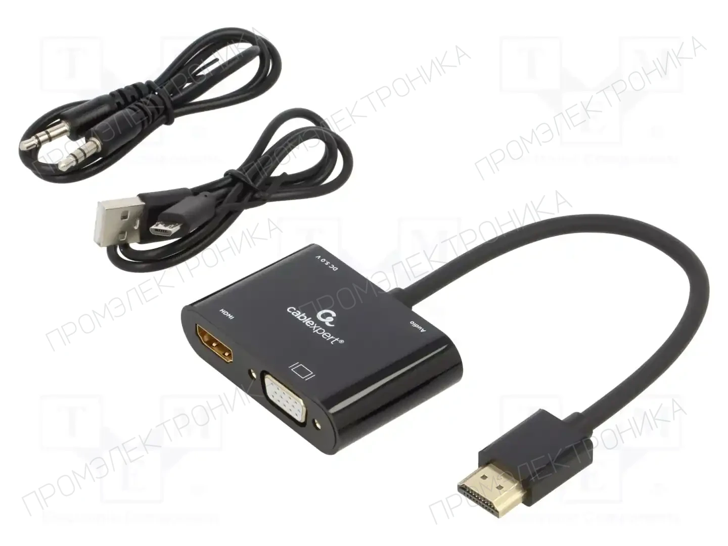 GEMBIRD A-HDMIM-HDMIFVGAF-01 — Кабели и адаптеры HDMI, DVI, DisplayPort