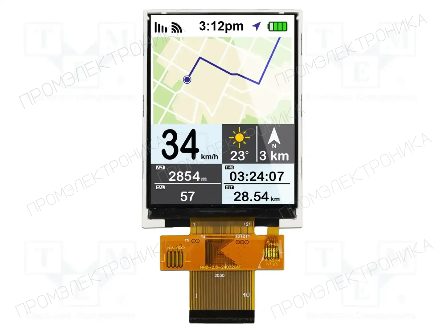 NEWHAVEN DISPLAY INTERNATIONAL NHD-2.8-240320AF-CSXP-F — Дисплеи TFT