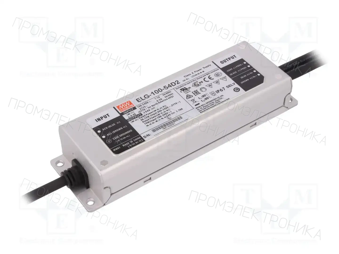 MEAN WELL ELG-100-54D2 — Блоки питания для LED