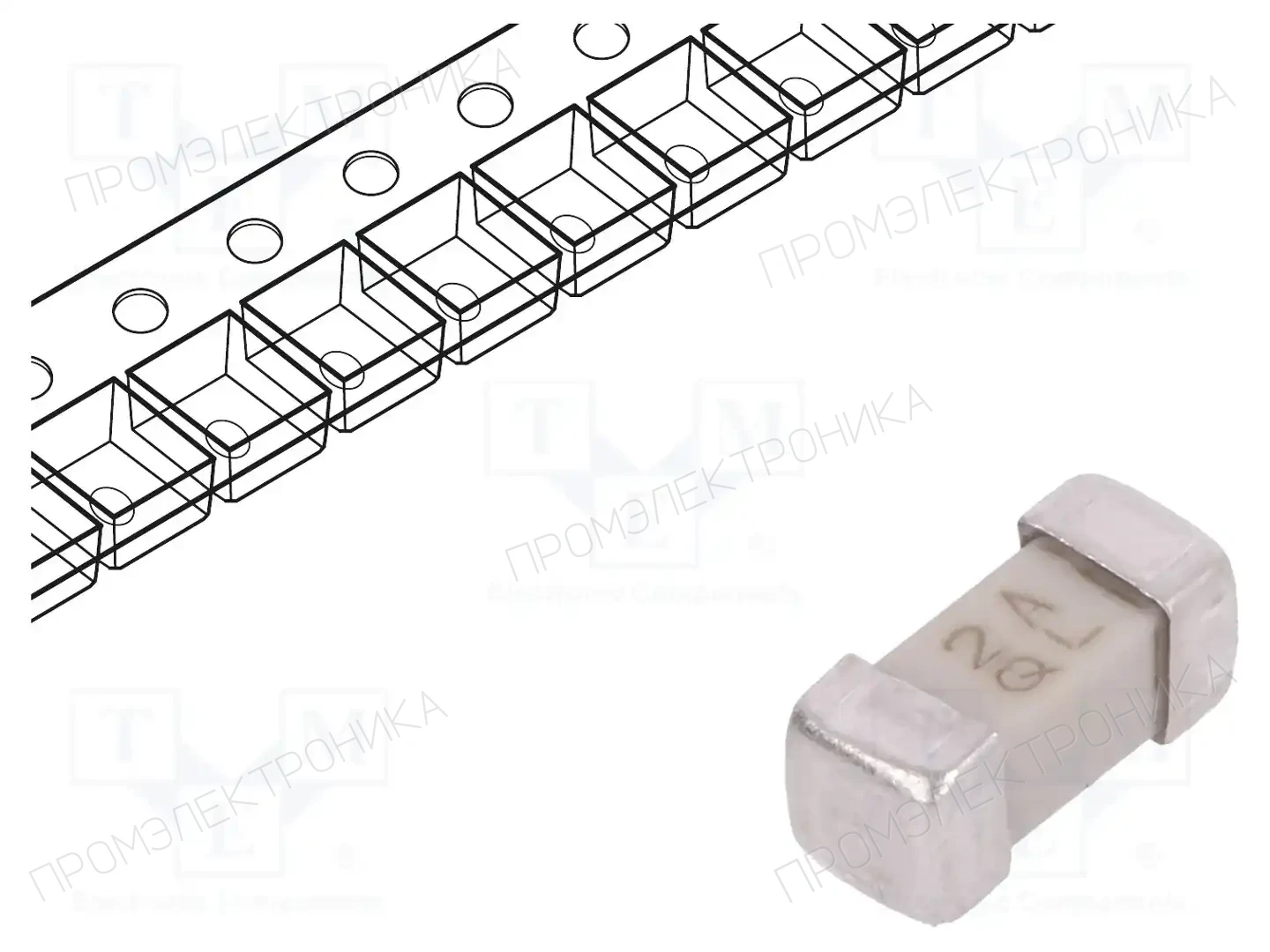 BEL FUSE 0679L2000-01 — Предохранители SMD 2410 быстрые