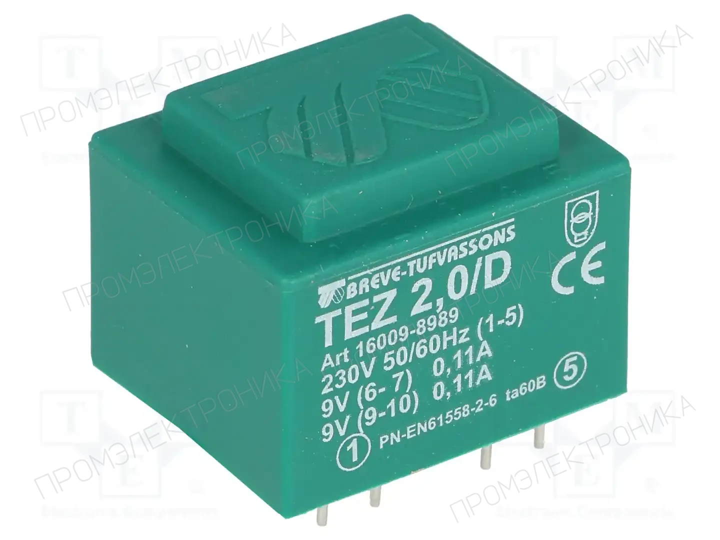 BREVE TUFVASSONS 16009-8989 — Трансформаторы PCB