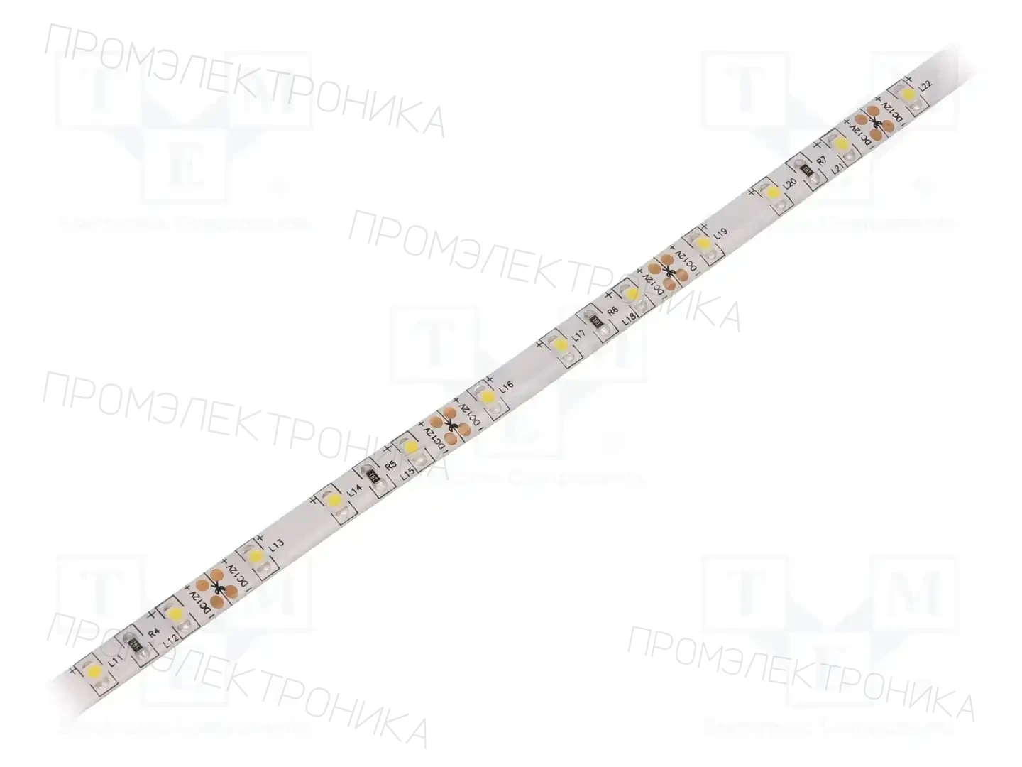 WISVA OPTOELECTRONICS HH-S60F008-3528-12 CW WHITE PCB IP65A — Источники света - светодиодные ленты