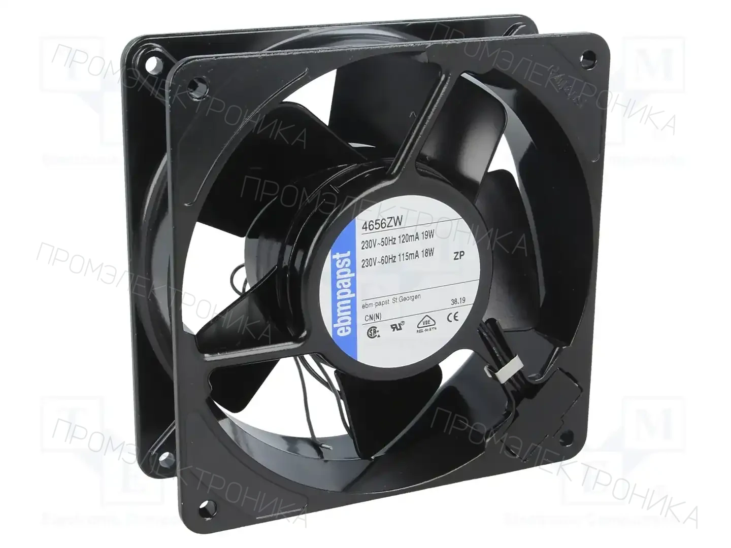 EBM-PAPST 4656ZW — Вентиляторы AC 230V