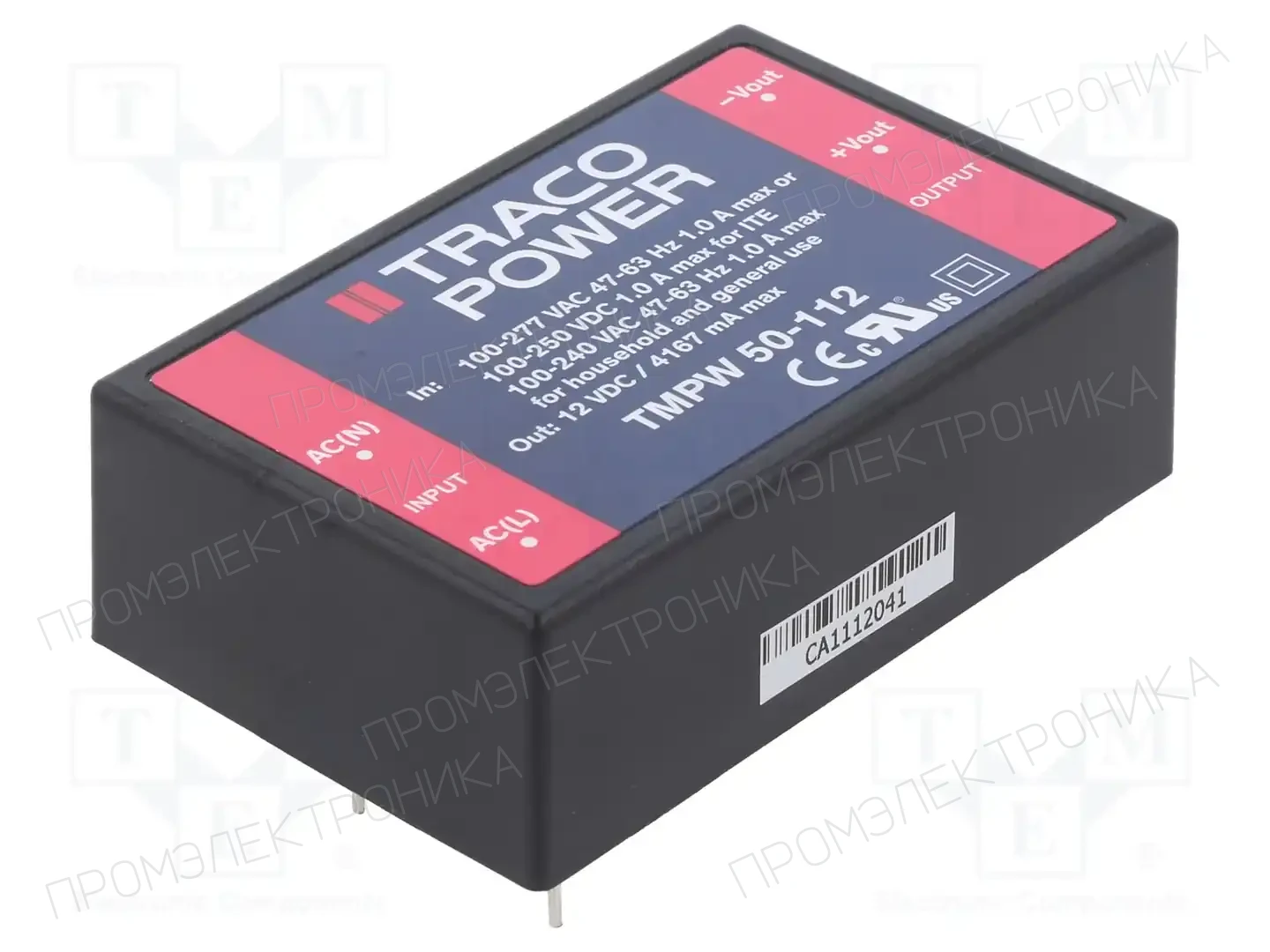 TRACO POWER TMPW 50-112 — Блоки питания для встраивания