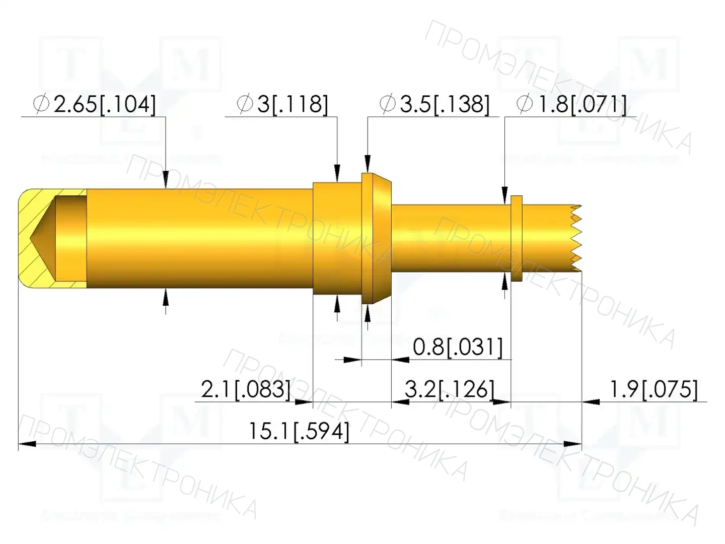 INGUN GKS-913 306 180 A 0802 Z — Измерительные щупы