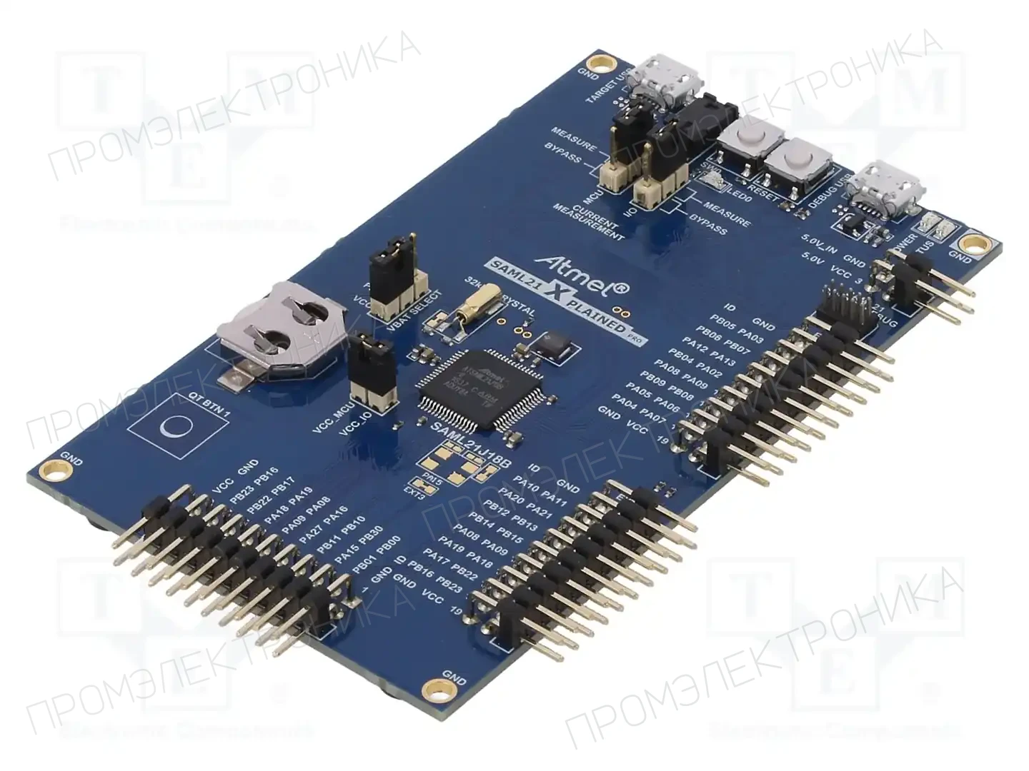 Microchip Technology ATSAML21-XPRO-B — Наборы пусковые для систем Microchip