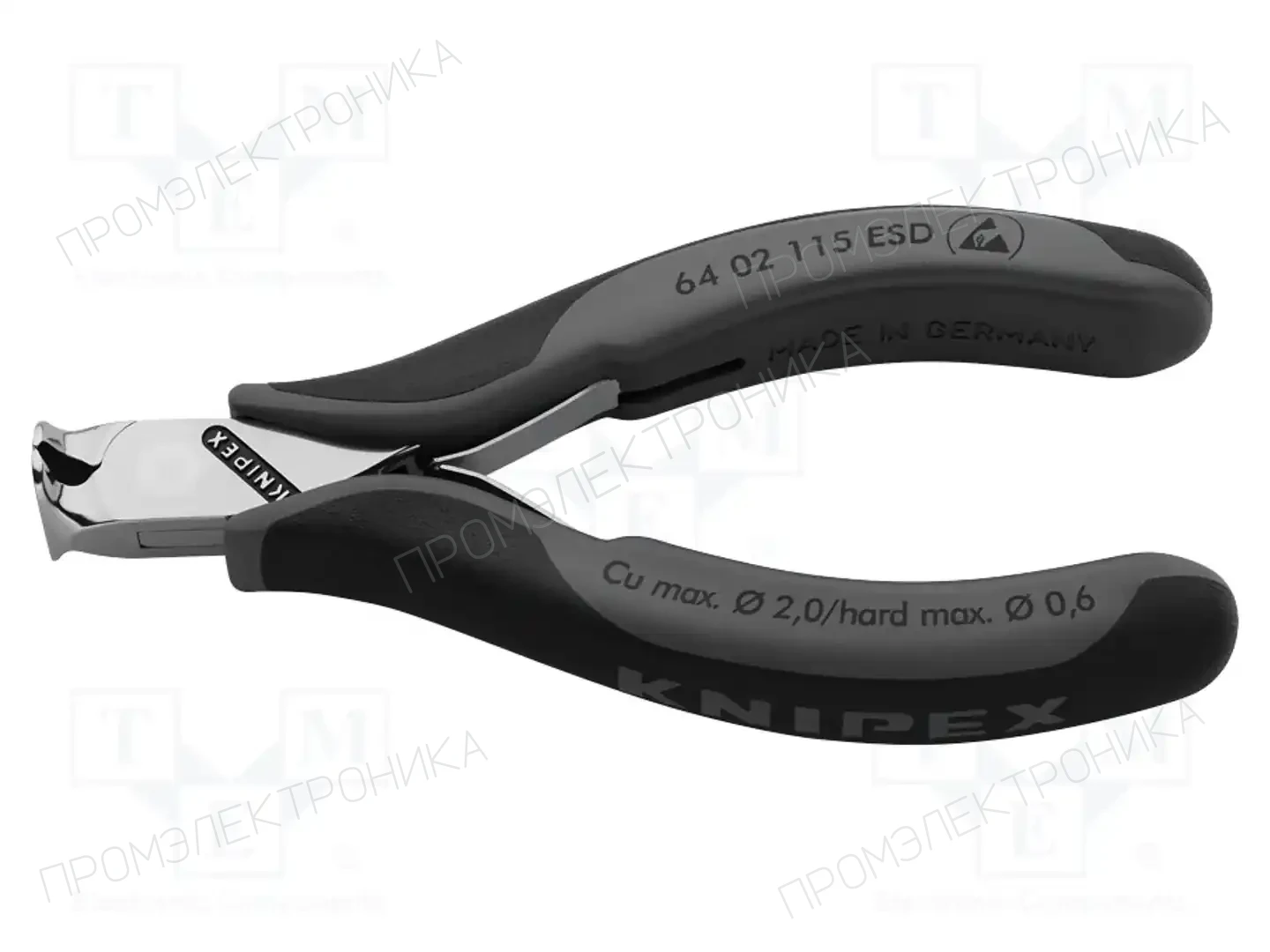KNIPEX 64 02 115 ESD — Клещи-кусачки для резки