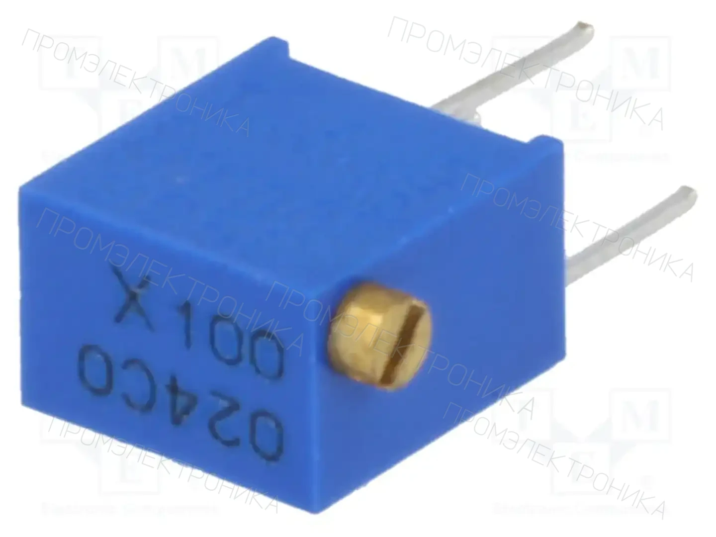 BOURNS 3266X-1-100LF — Потенциометры THT многооборотные 1/4 дм