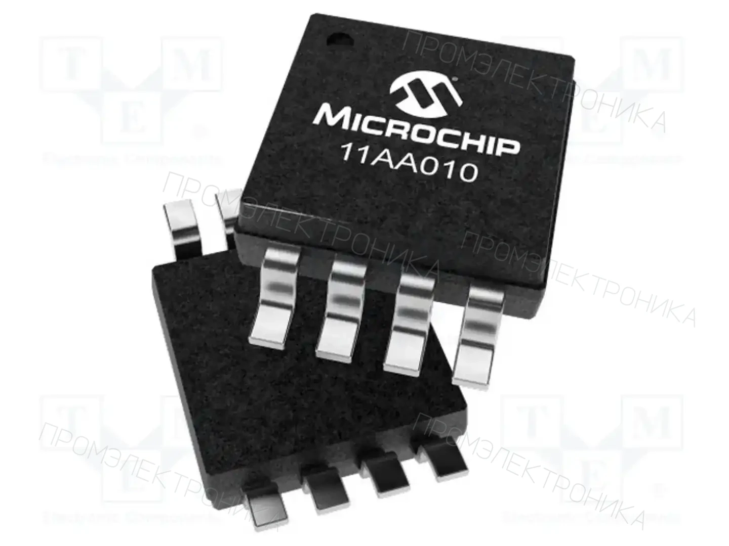 Microchip Technology 11AA010T-I/MS — Памяти EEPROM последовательные