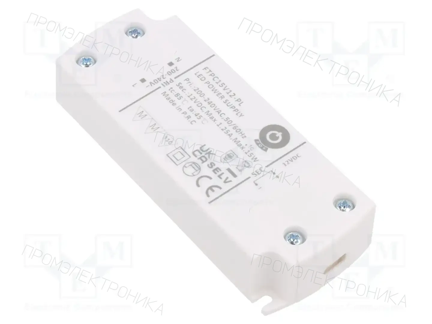 POS FTPC15V12-PL — Блоки питания для LED