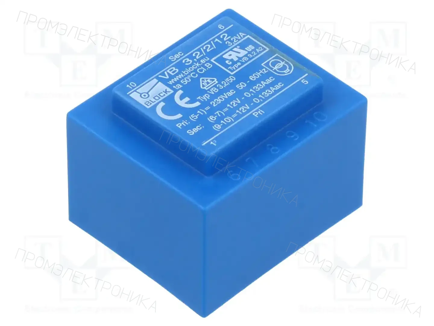 BLOCK VB 3,2/2/12 — Трансформаторы PCB