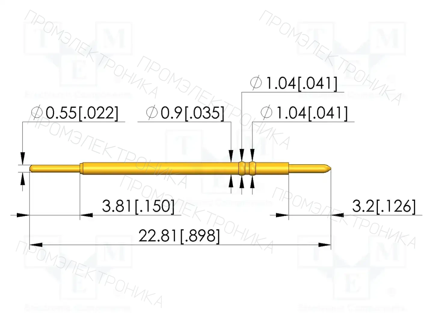 INGUN KT-S050-0002 — Гнёзда для измерительных щупов