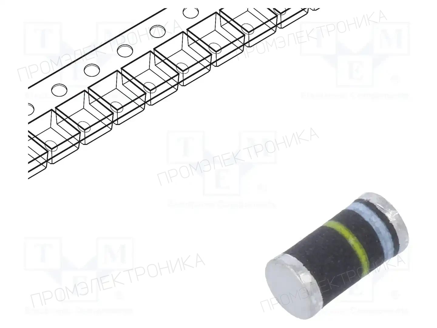 VISHAY BYM10-400-E3/96 — Универсальные диоды SMD