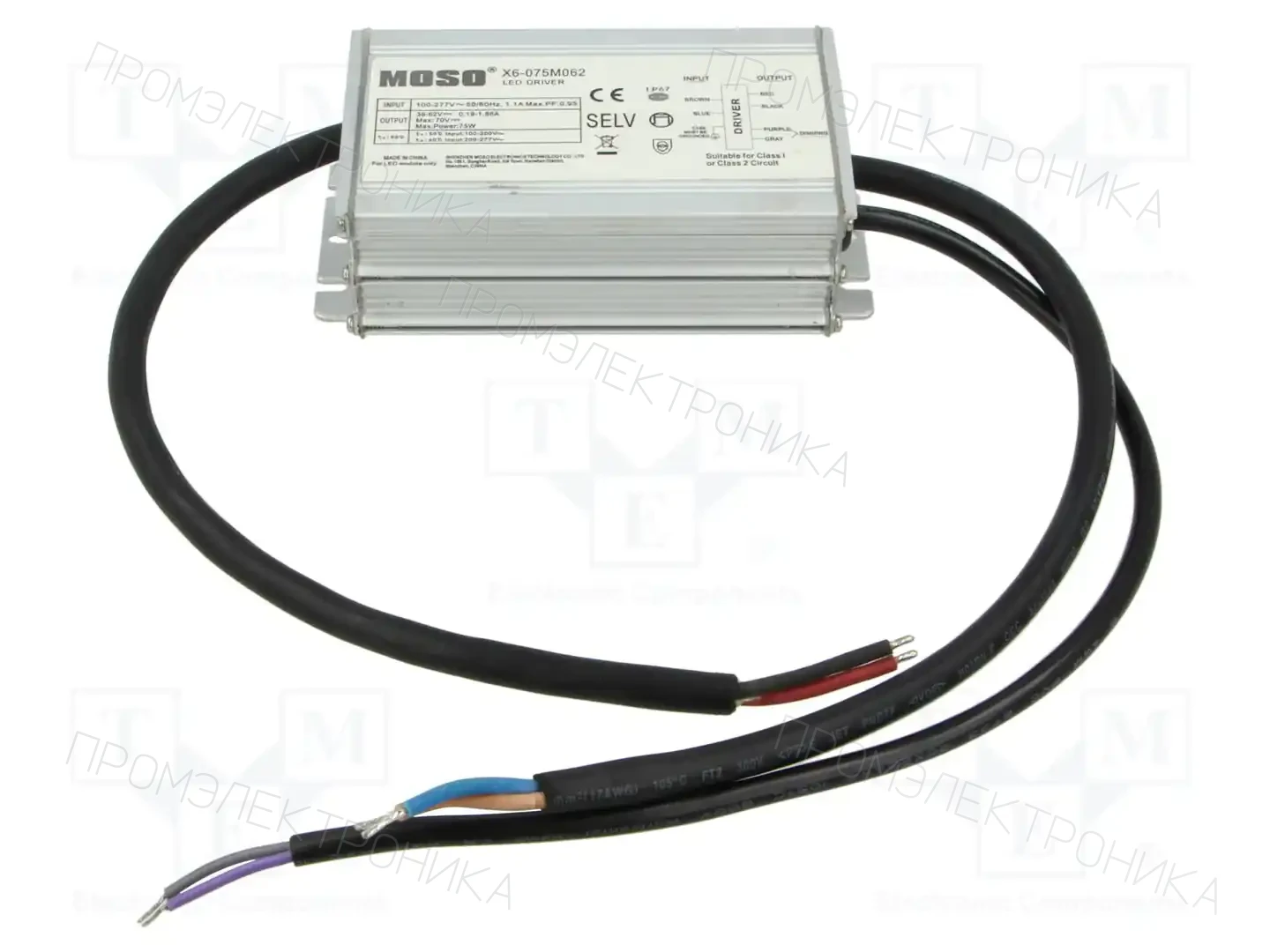 MOSO X6-075M062 — Блоки питания для LED