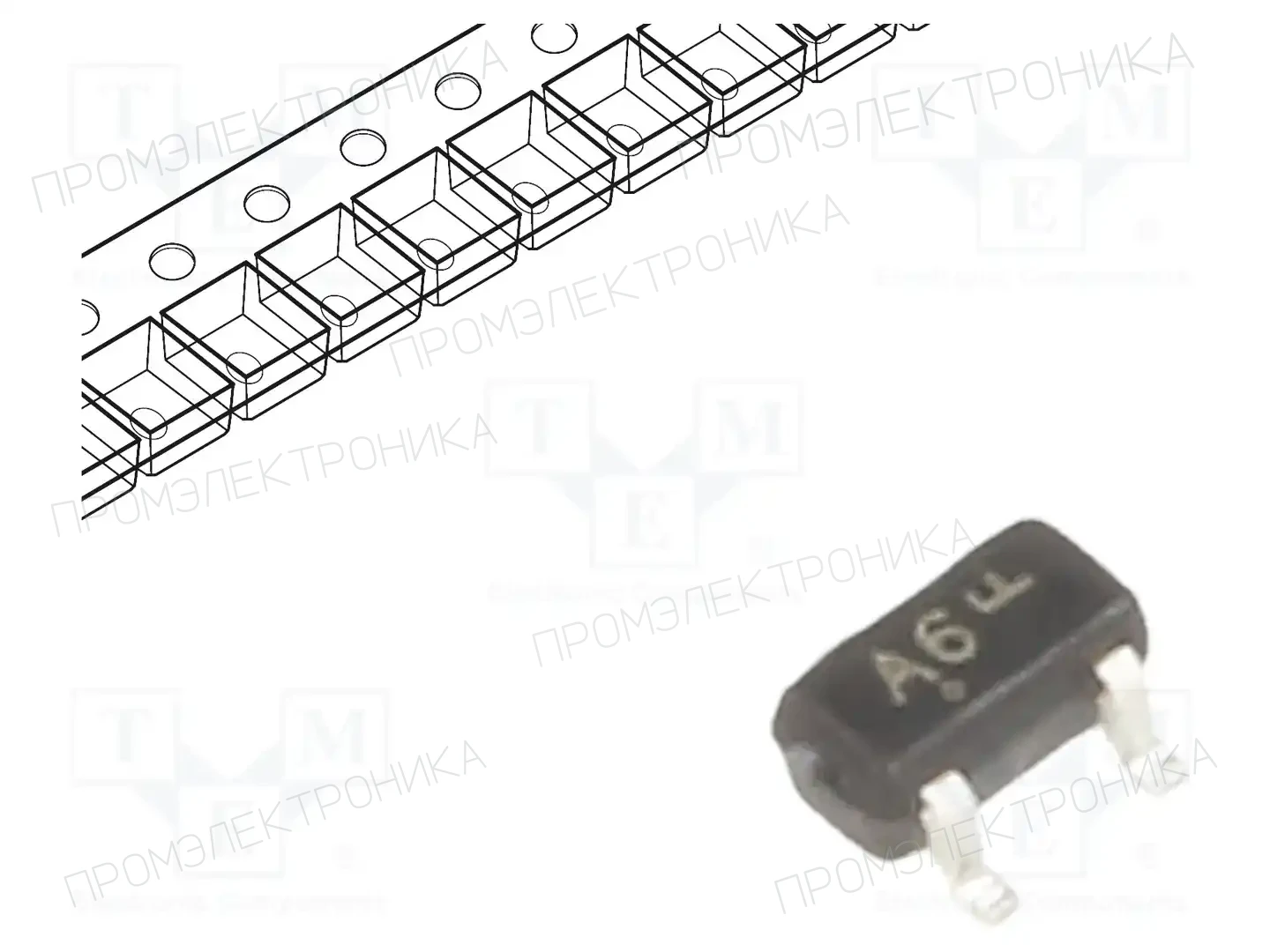 onsemi BAS16TT1G — Универсальные диоды SMD