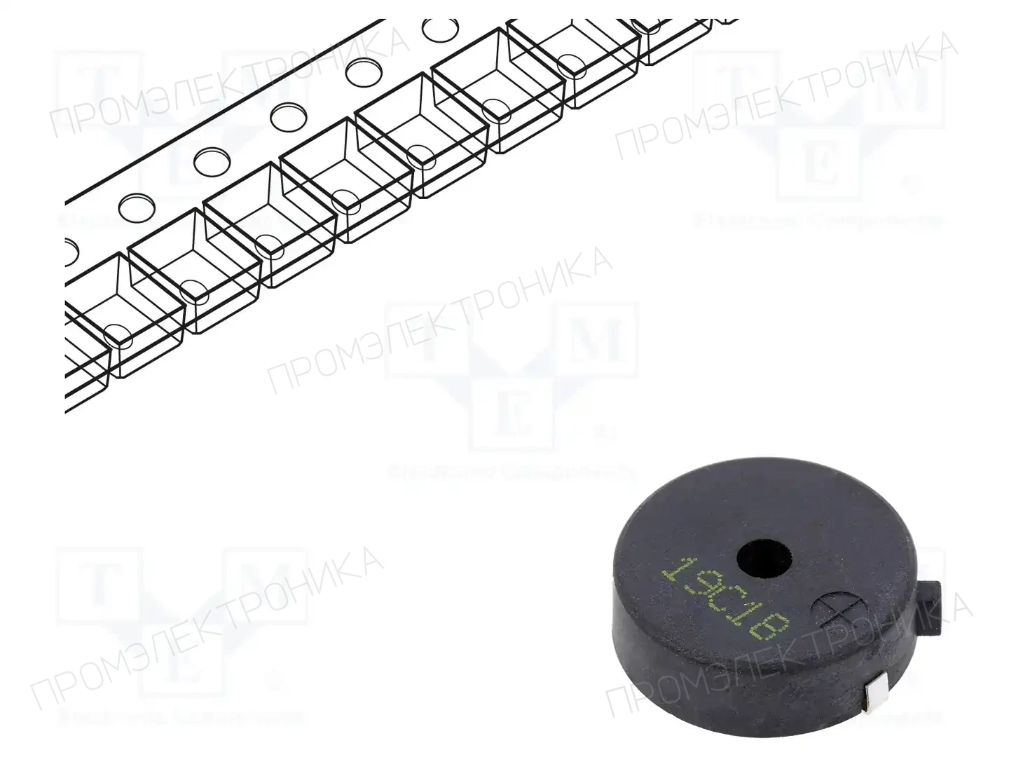 Cre-sound Electronics LPT2270AS-HS-12-4.0-19-R — Сигнализаторы пьезоэлект. без генератора
