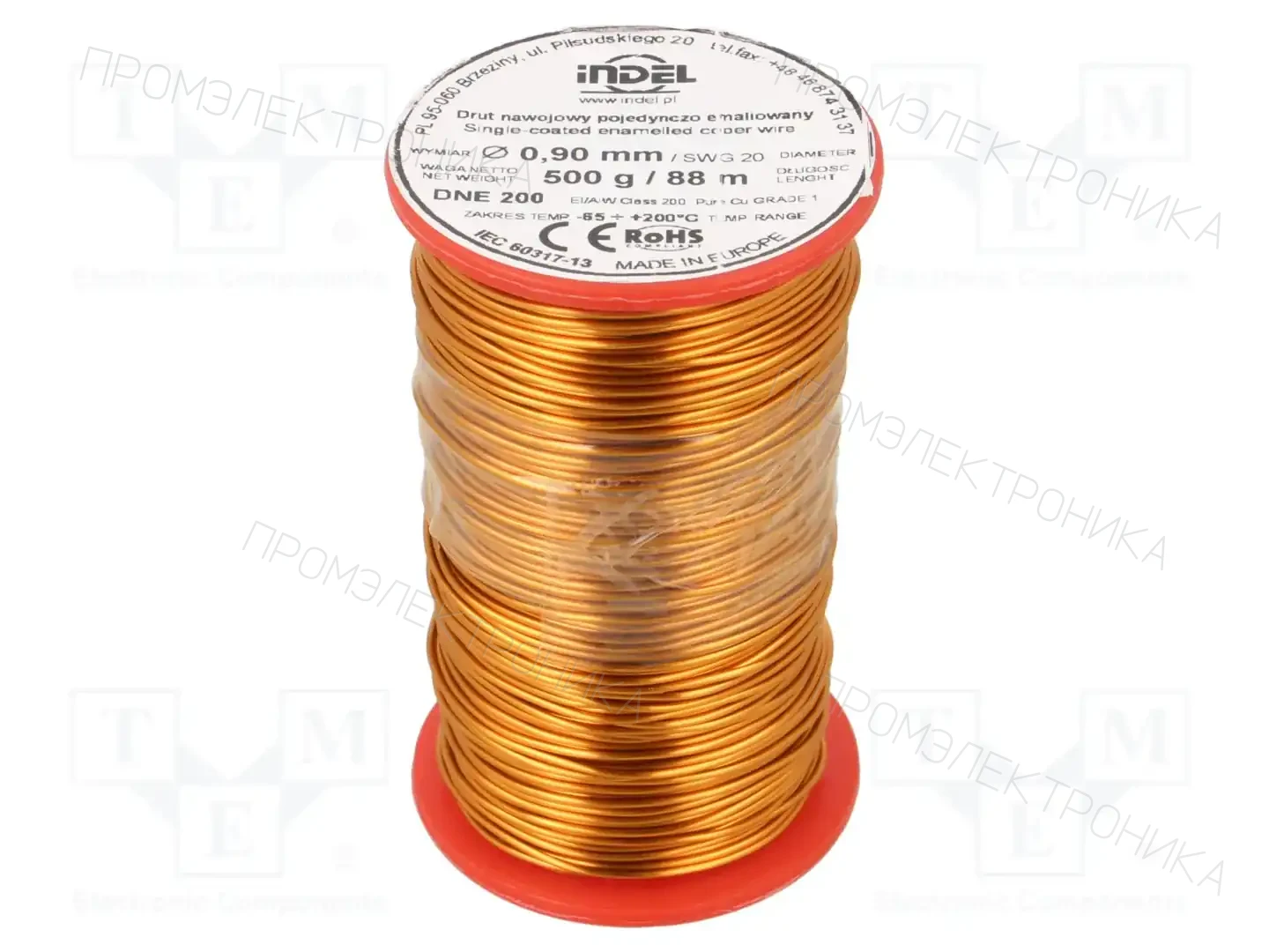 INDEL DNE0,90-500G — Проволока обмоточная