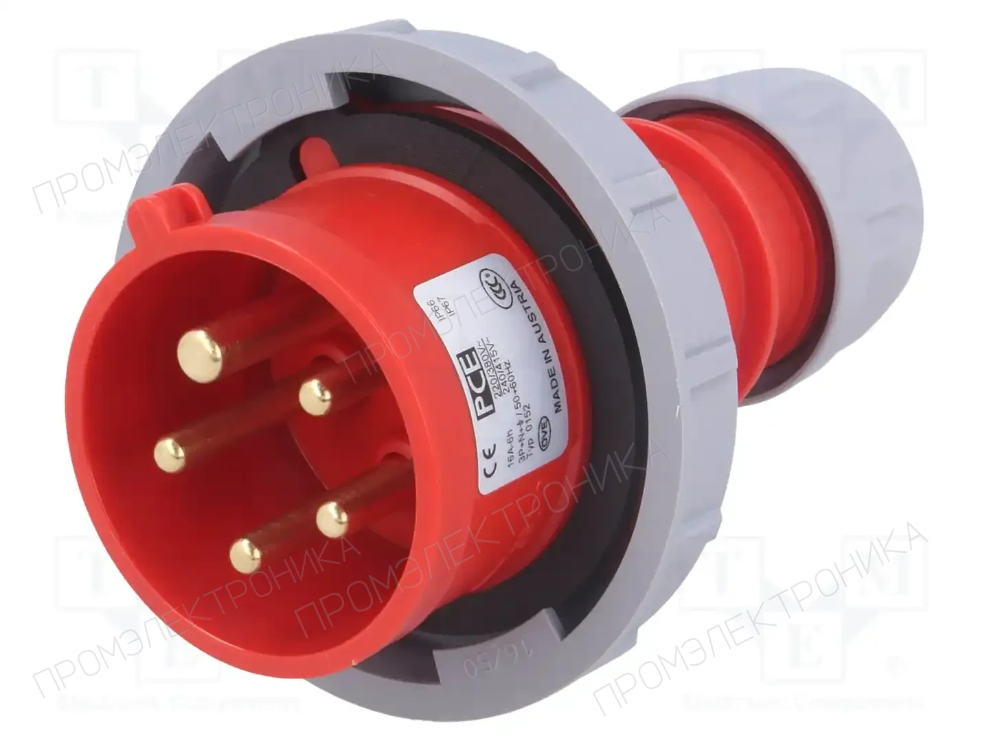 PCE 0152-6 — Многофазные разъемы IEC 60309