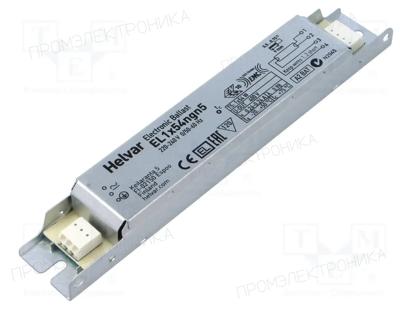 HELVAR EL 1X54 NGN5 — Балласты