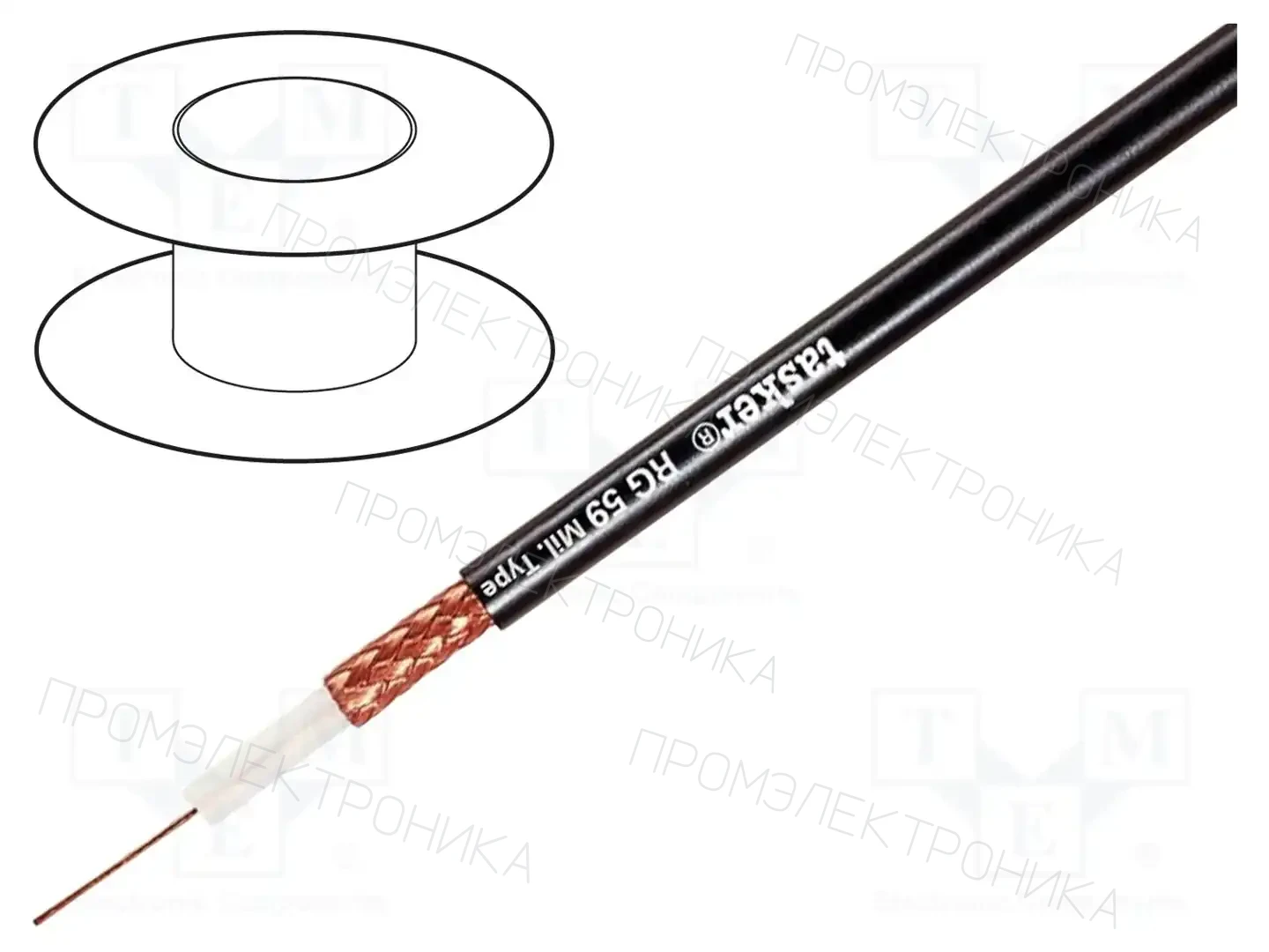 TASKER RG59MILTYPE — Провода коаксиальные