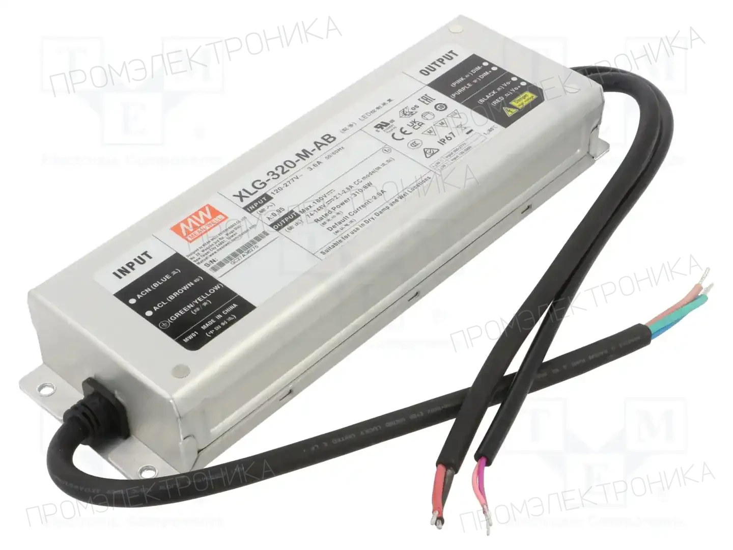 MEAN WELL XLG-320-M-AB — Блоки питания для LED