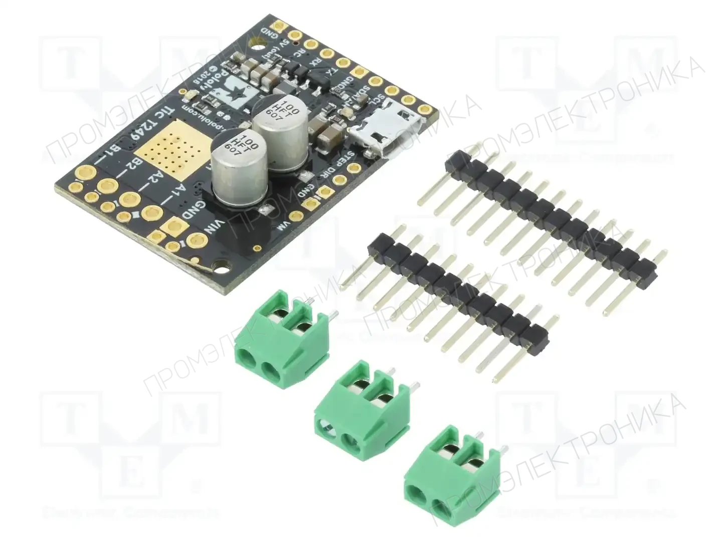 POLOLU TIC T249 STEPPER MOTOR CONTROLLER — Модульные контроллеры двигателей