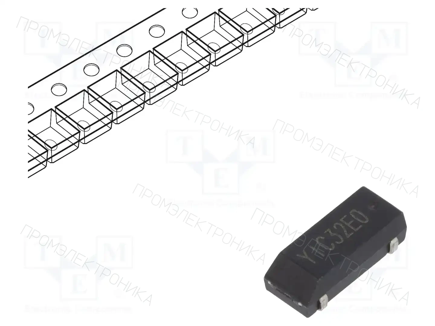 YIC 32.768K12.5PI/MC306 — Резонаторы и генераторы