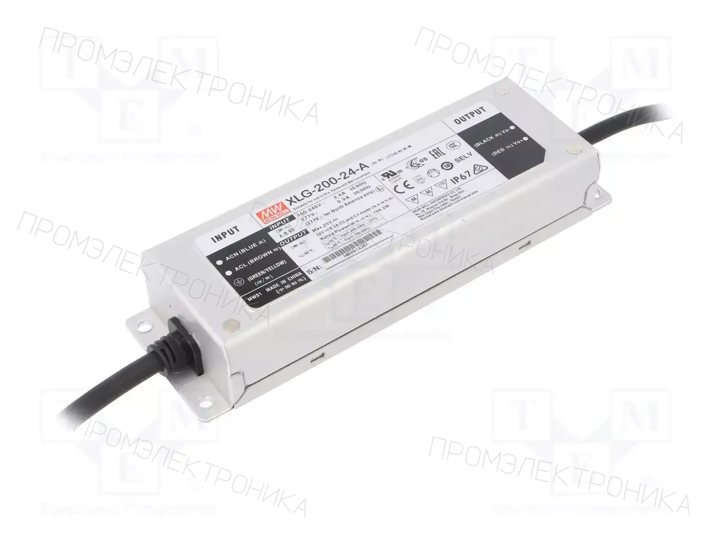 MEAN WELL XLG-200-24-A — Блоки питания для LED