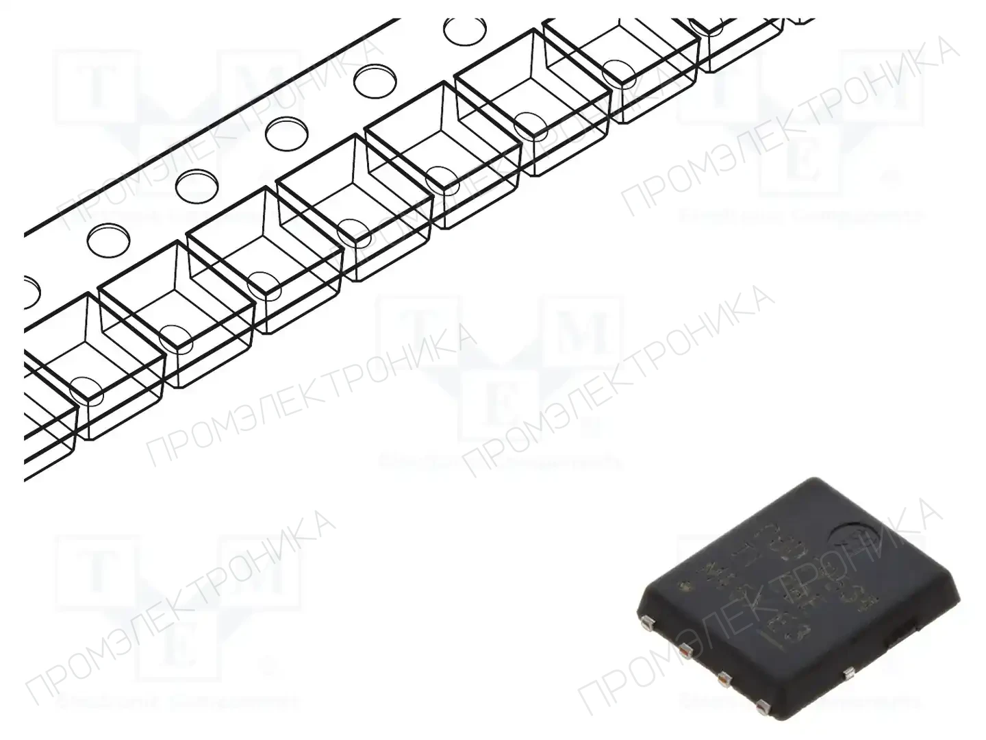 Texas Instruments CSD19534Q5A — Транзисторы с каналом N SMD