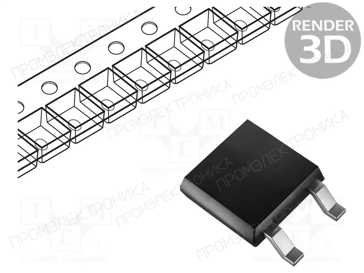 BRIDGELUX BXP7N65D — Транзисторы с каналом N SMD