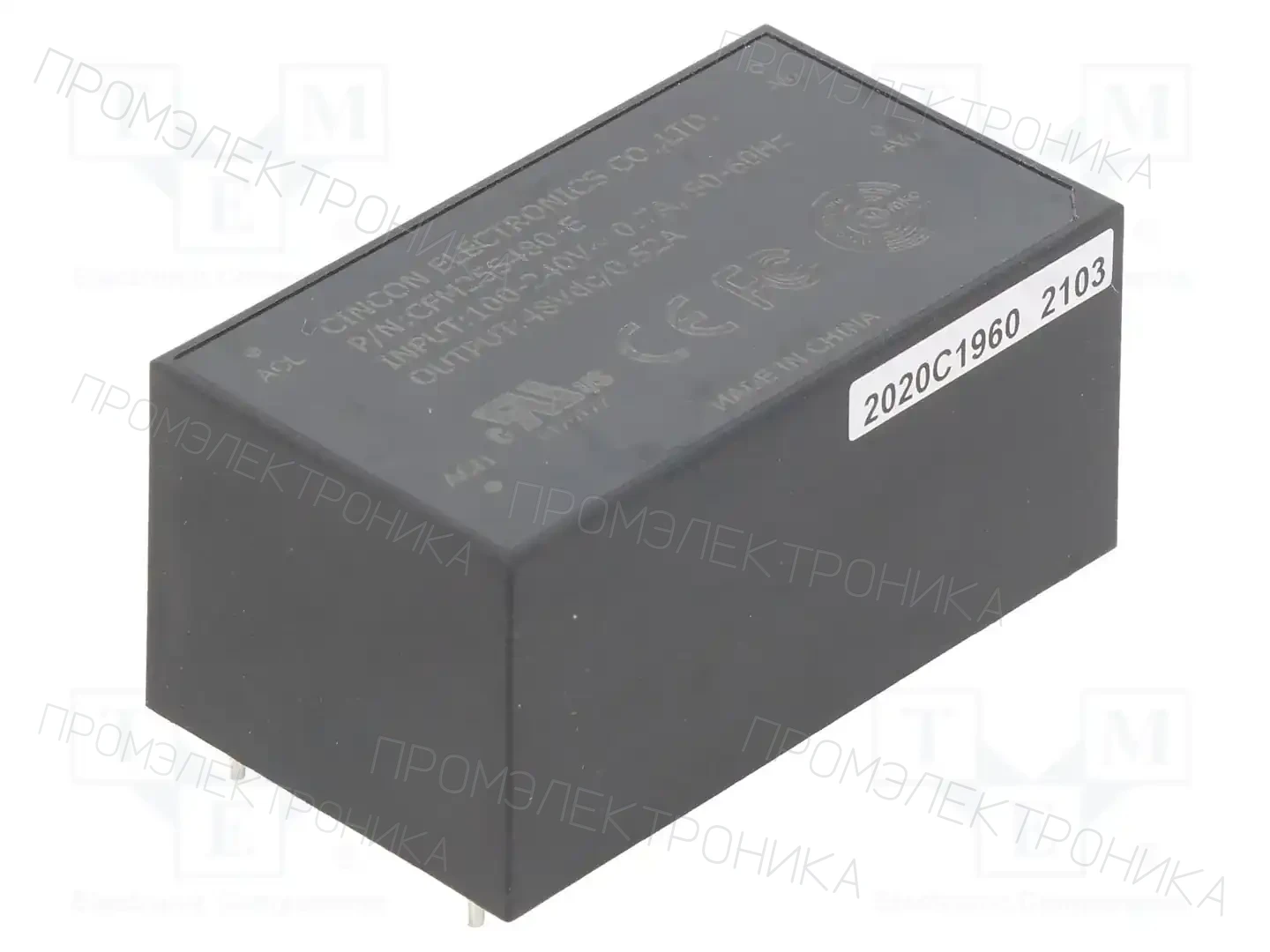 CINCON CFM25S480-E — Преобразователи AC/DC для PCB