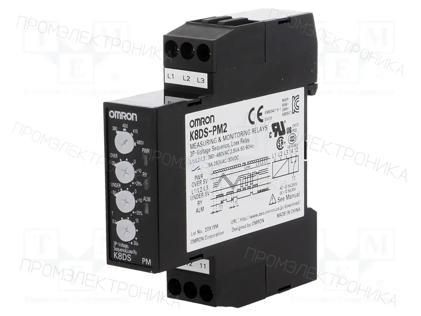 OMRON K8DS-PZ2 — Контрольные реле
