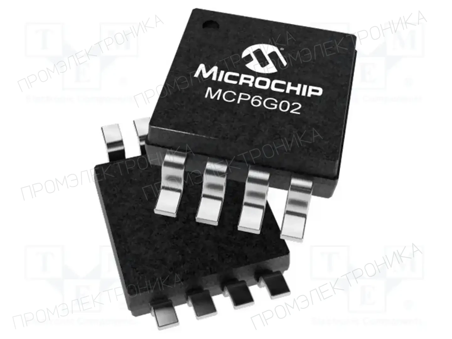 Microchip Technology MCP6G02-E/MS — Операционные усилители SMD