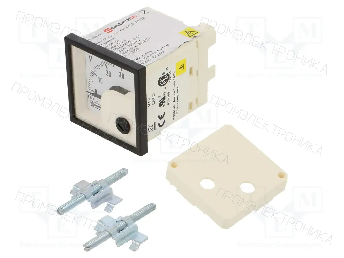 CROMPTON / TE CONNECTIVITY 039-40137-0030-30V-0-30V — Вольтметры