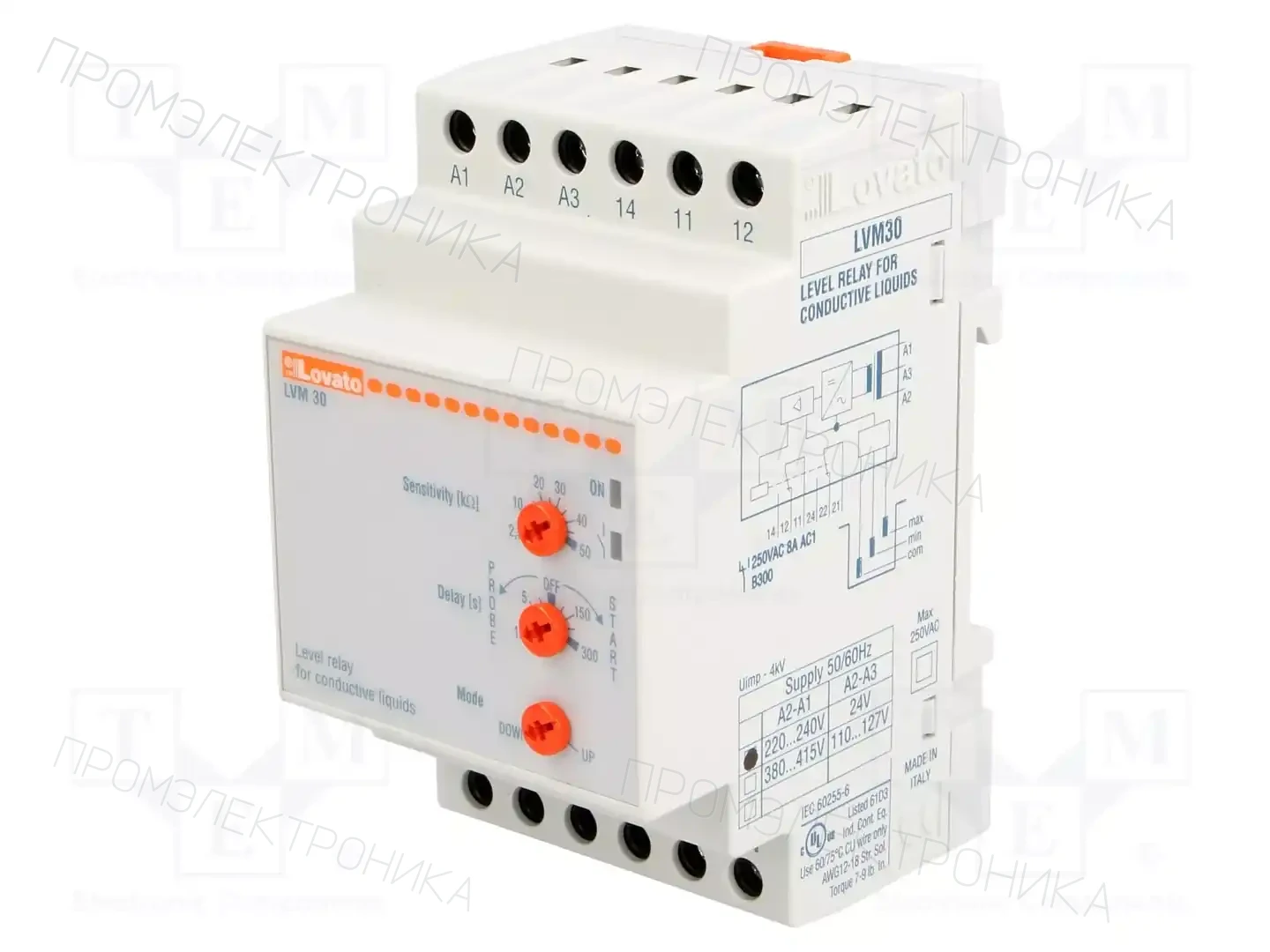 LOVATO ELECTRIC LVM30A240 — Контрольные реле