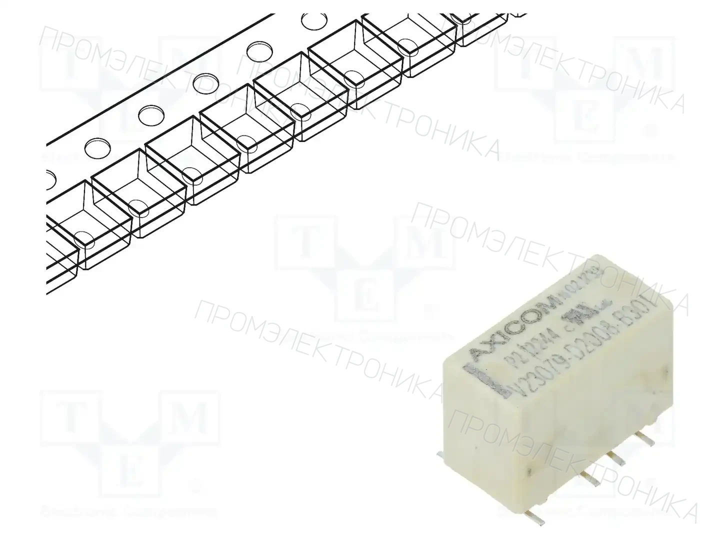 TE Connectivity 4-1393789-7 — Реле электромагн. миниатюрные