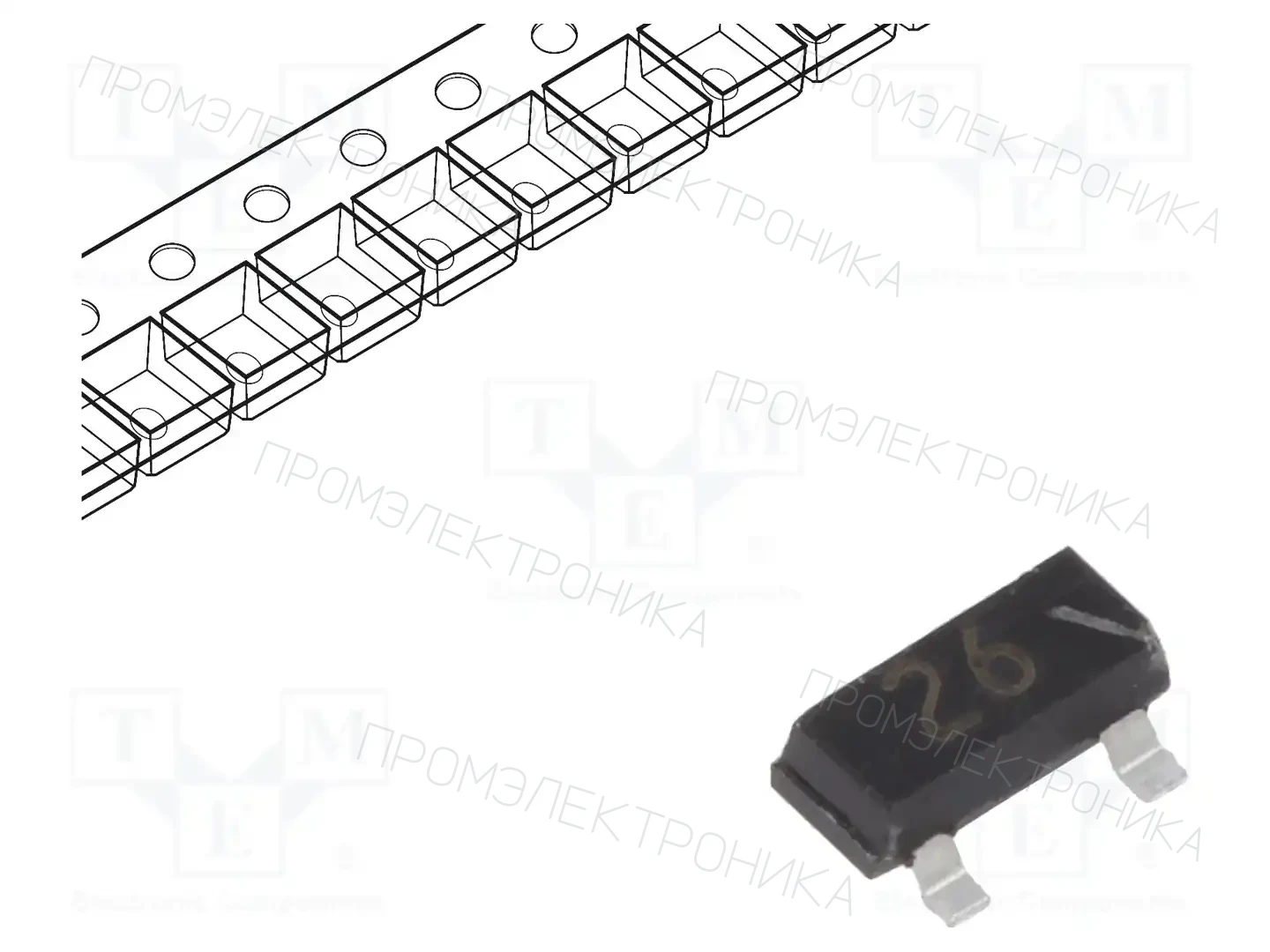CDIL TCMBD1203 — Универсальные диоды SMD