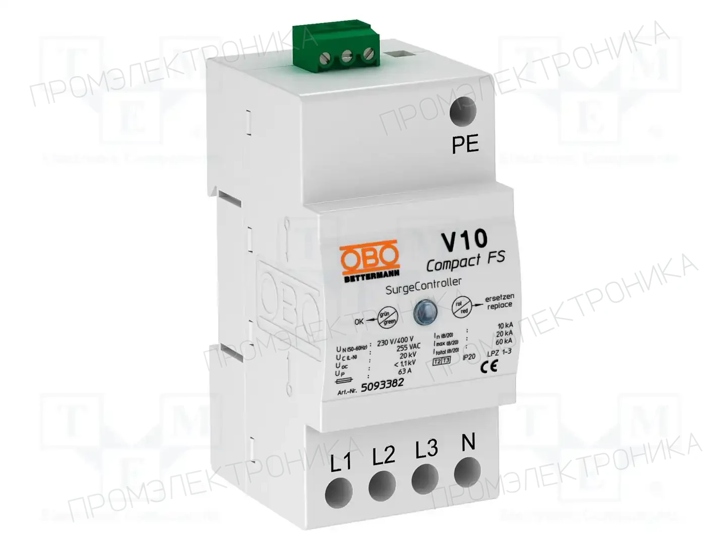 OBO BETTERMANN V10 COMPACT-FS — Ограничители перенапряжения