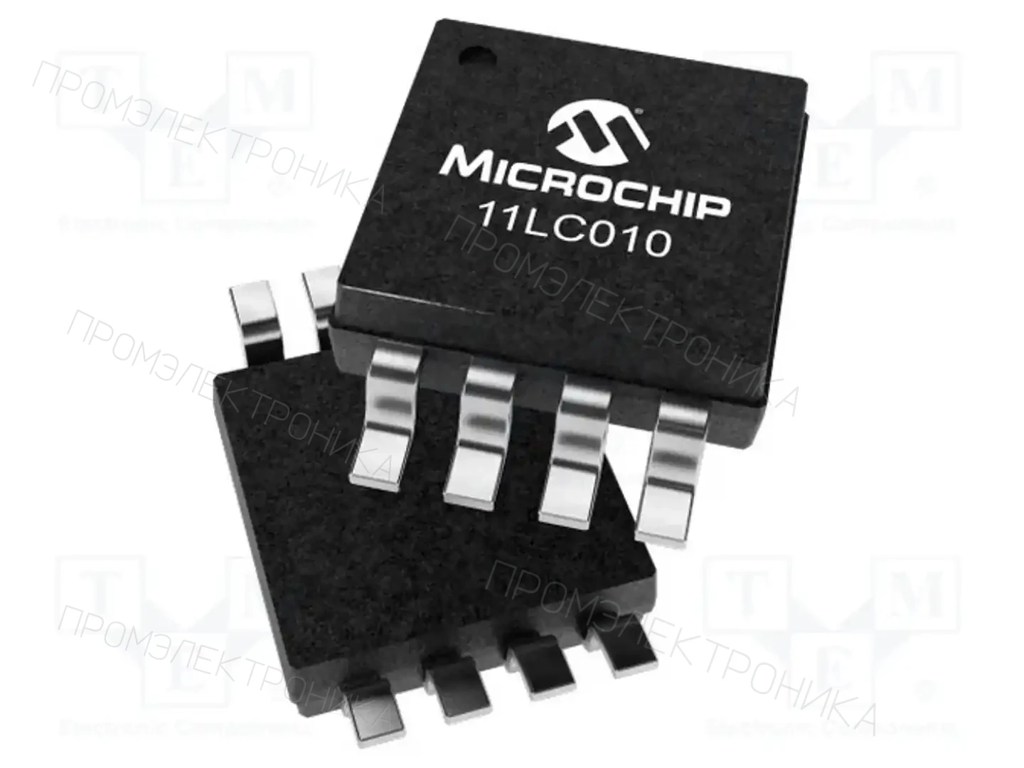 Microchip Technology 11LC010-E/MS — Памяти EEPROM последовательные