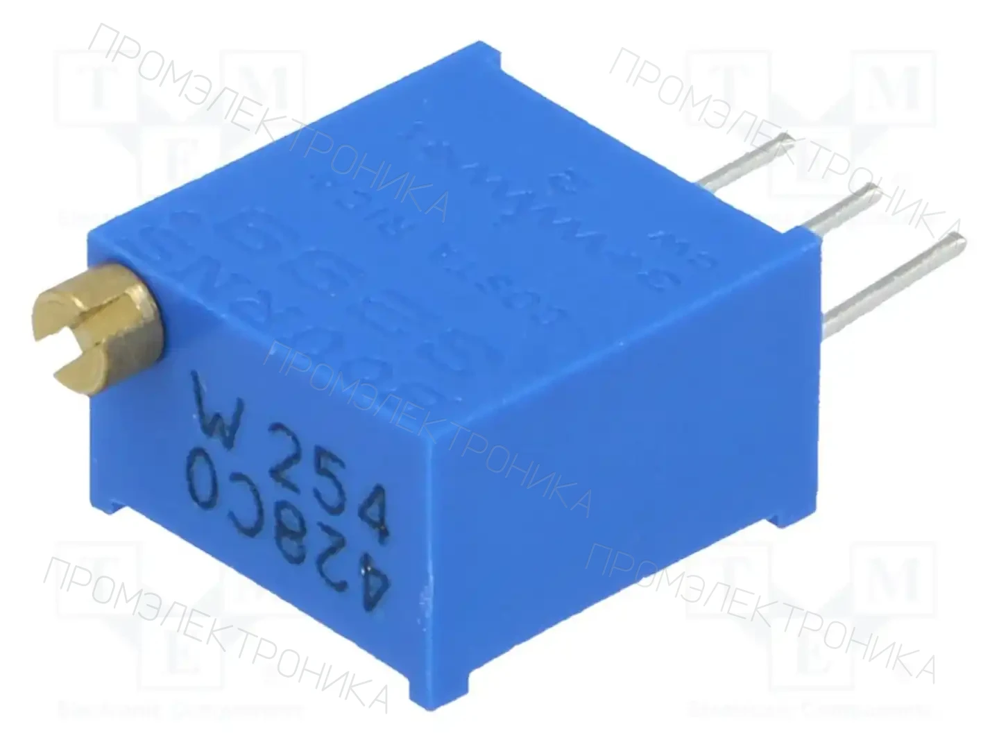 BOURNS 3299W-1-254LF — Потенциометры THT многооборотные 3/8 дм